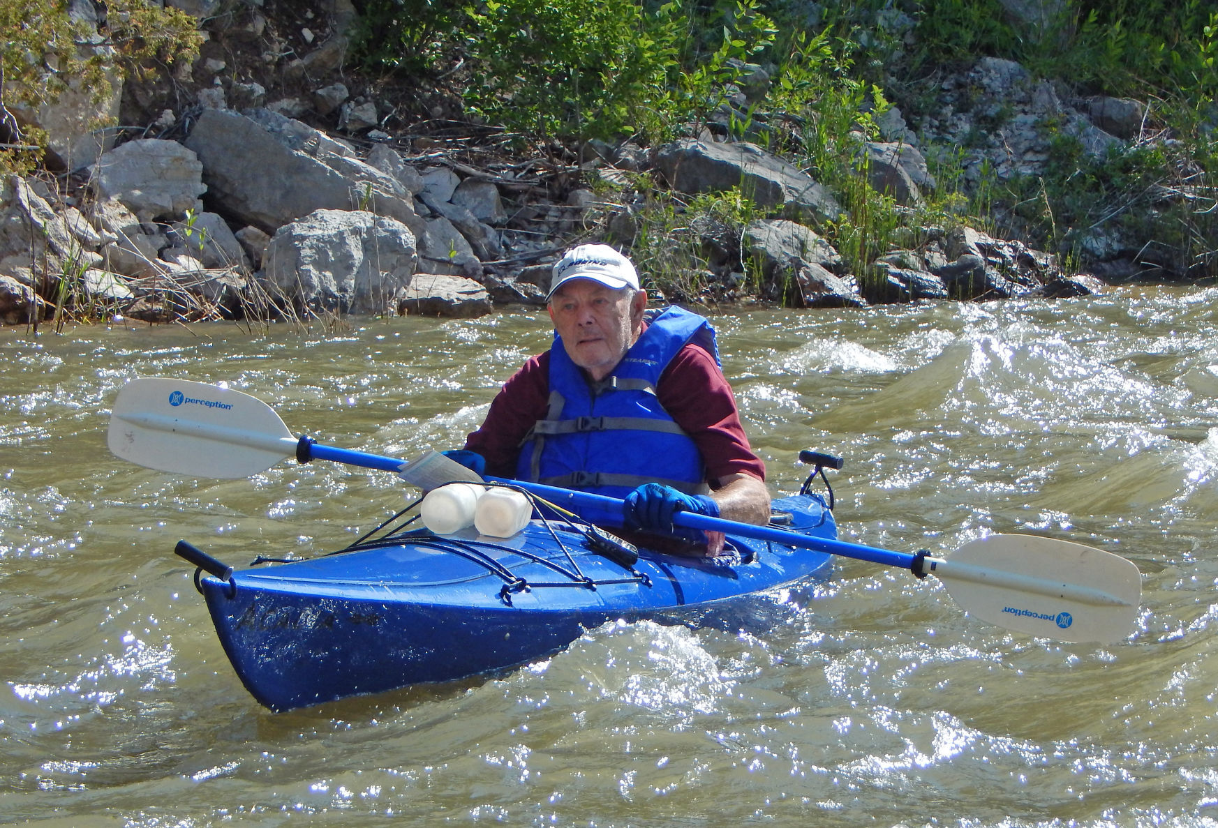 Still paddling